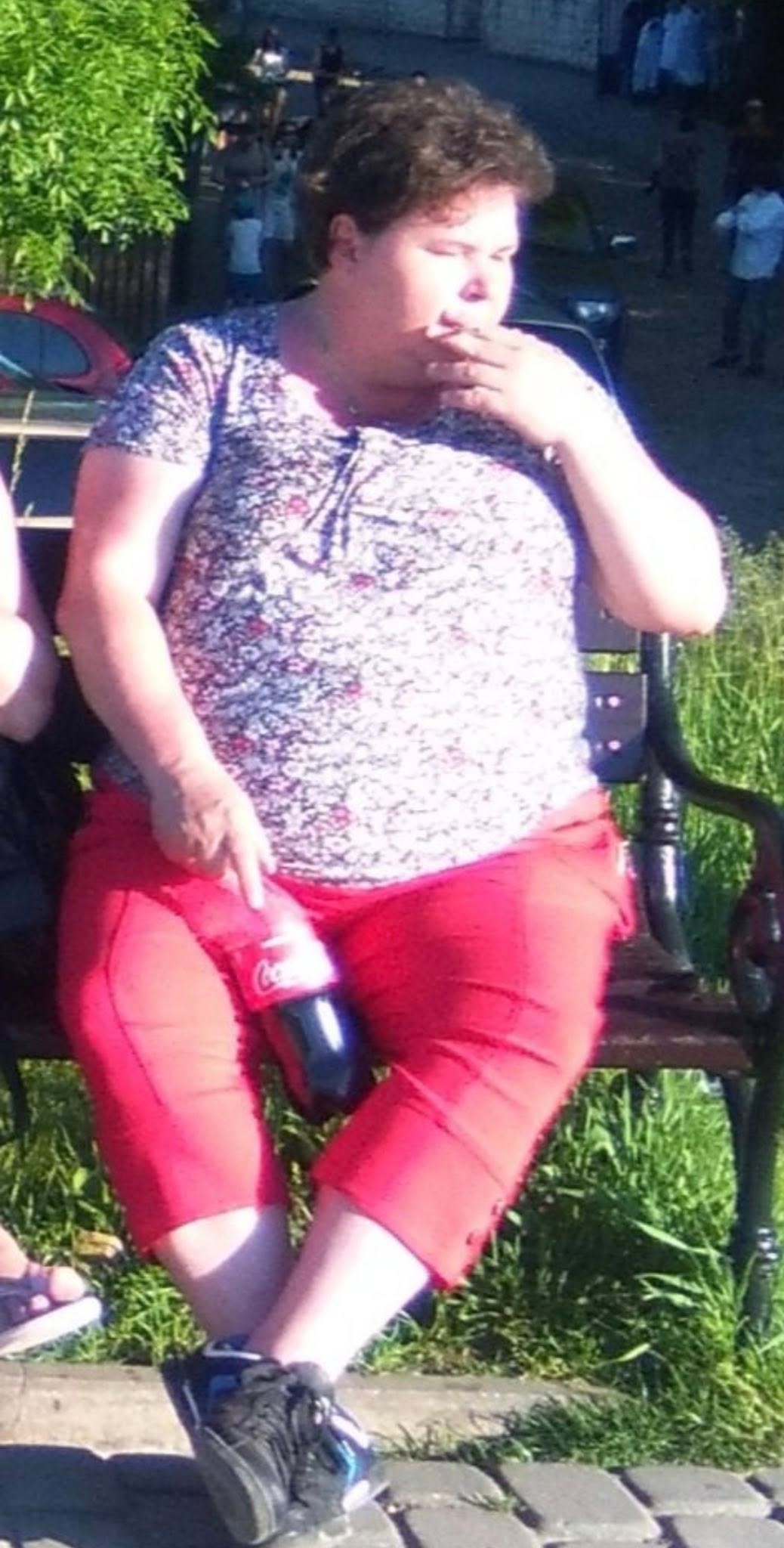 Pani Marzena przed zmianą — zdjęcie udostępnione do jej historii