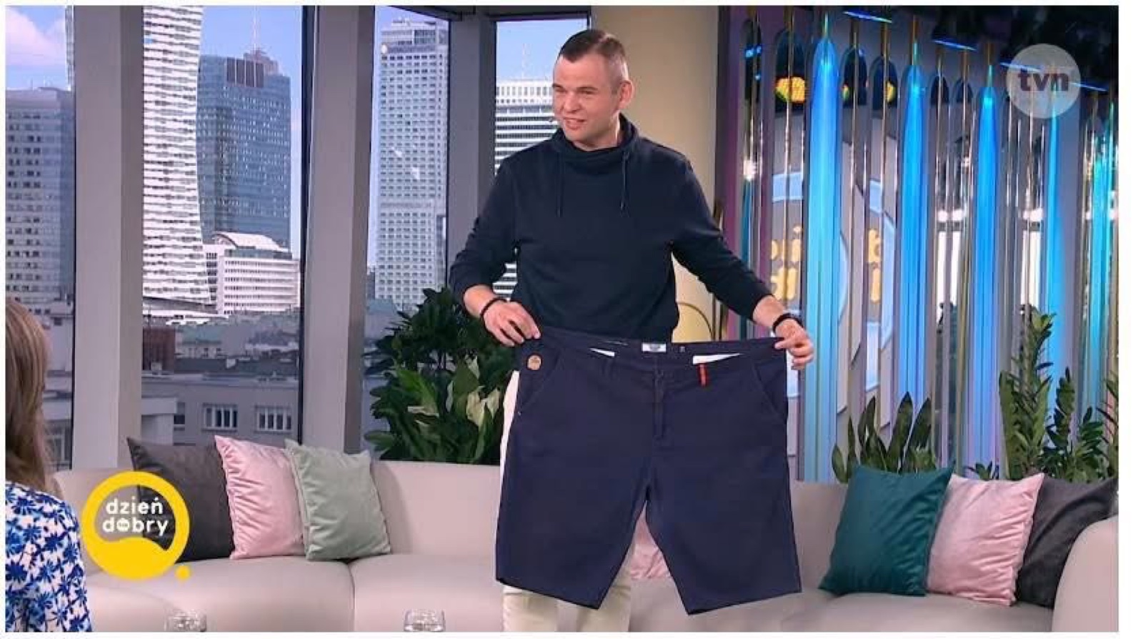 Jacek Kłębowski w studiu Dzień Dobry TVN