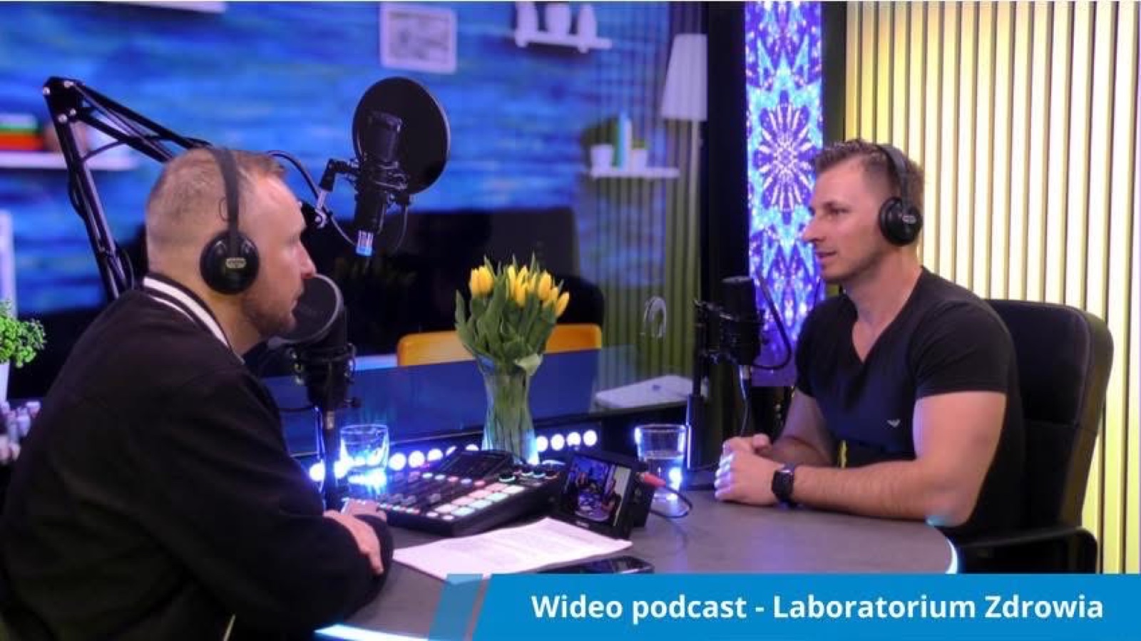 Jacek Kłębowski podczas rozmowy w podcaście Laboratorium Zdrowia