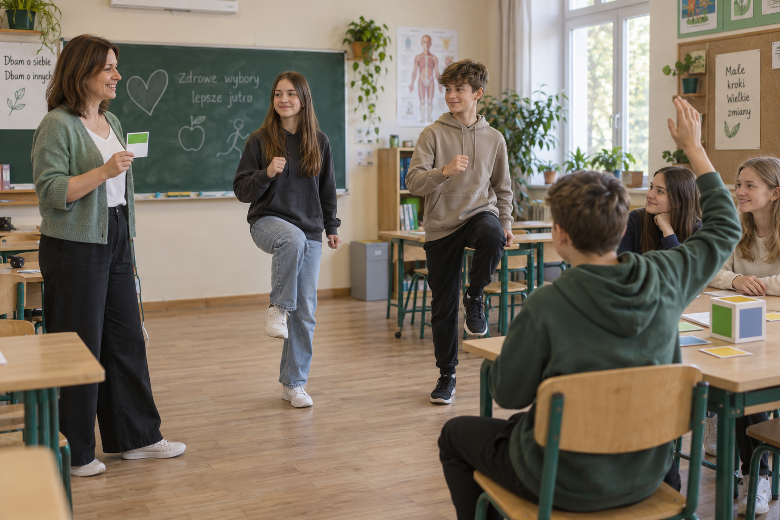Wizualizacja AI: Ruch i wspólne odpowiadanie podczas gry